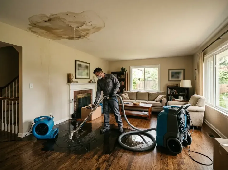 attic-pipe-burst-ceiling-drip-008 — frequently asked questions, Water Damage Restoration & Carpet Care in Norfolk, VA